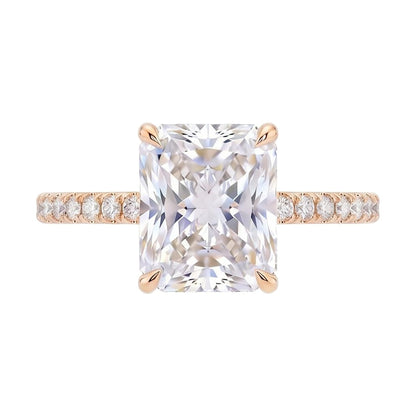 18K Rose Gold Plated, 10K Solid Rose Gold