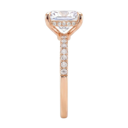 18K Rose Gold Plated, 10K Solid Rose Gold