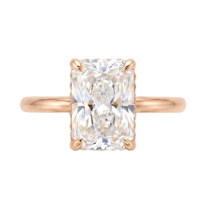 18K Rose Gold Plated, 10K Solid Rose Gold