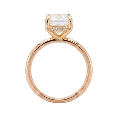 18K Rose Gold Plated, 10K Solid Rose Gold