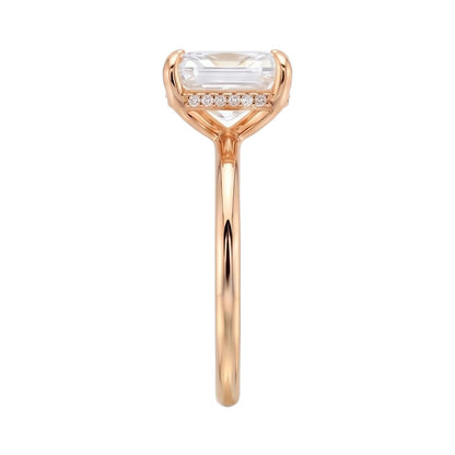 18K Rose Gold Plated, 10K Solid Rose Gold