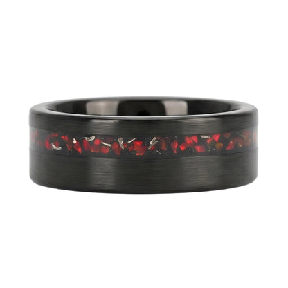 Elariviel Opal Band - Blackrhodium