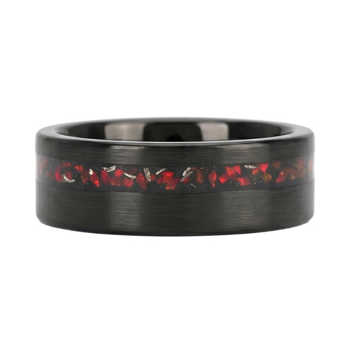 Elariviel Opal Band - Blackrhodium