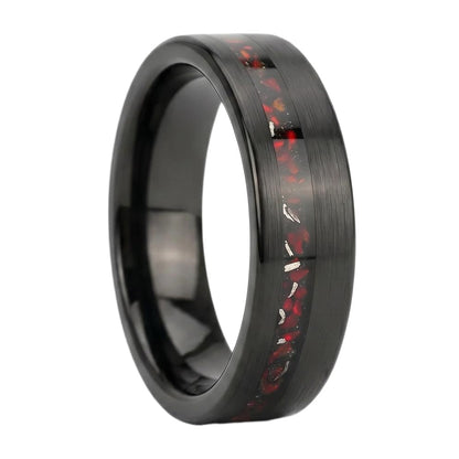 Elariviel Opal Band - Blackrhodium