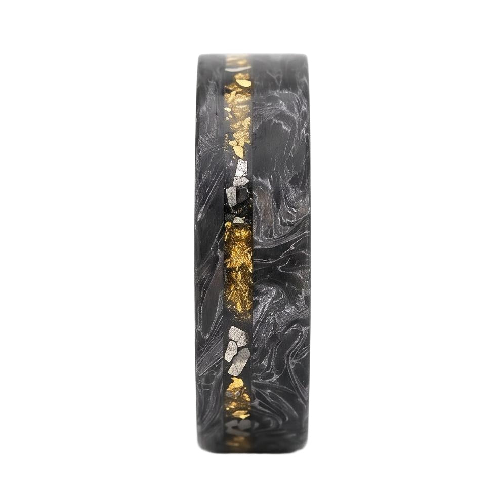 Fiselwen Meteorite Band - Blackrhodium