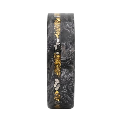 Fiselwen Meteorite Band - Blackrhodium