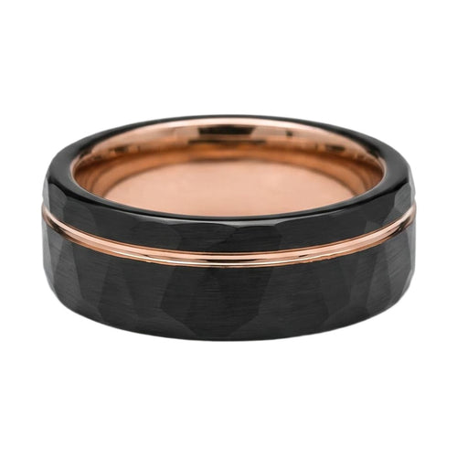 Auranel Band Moissanite Band - Blackrhodium
