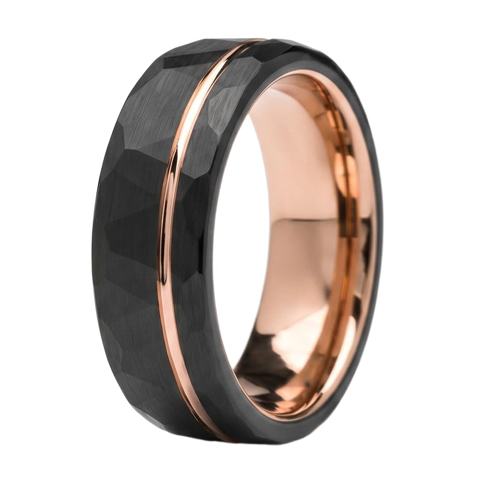 Auranel Band Moissanite Band - Blackrhodium