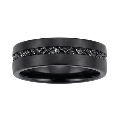 Yiloria Meteorite Band - Blackrhodium