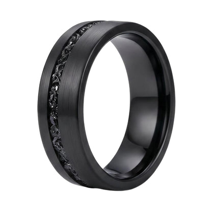 Yiloria Meteorite Band - Blackrhodium