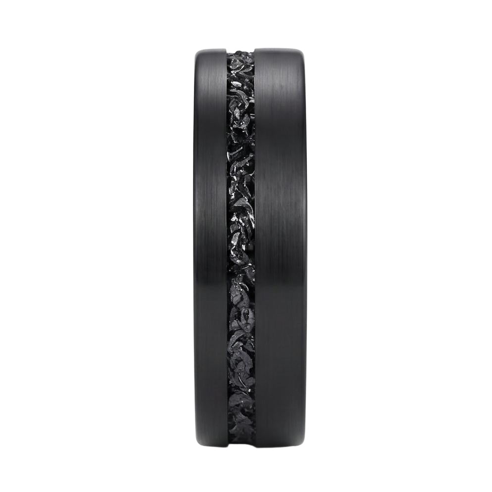 Yiloria Meteorite Band - Blackrhodium