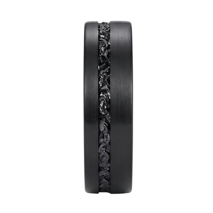 Yiloria Meteorite Band - Blackrhodium