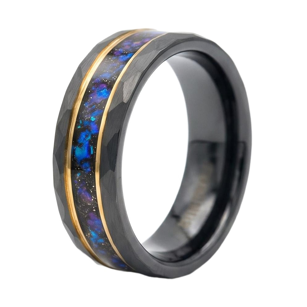 Belvariel Alexandrite Band - Blackrhodium