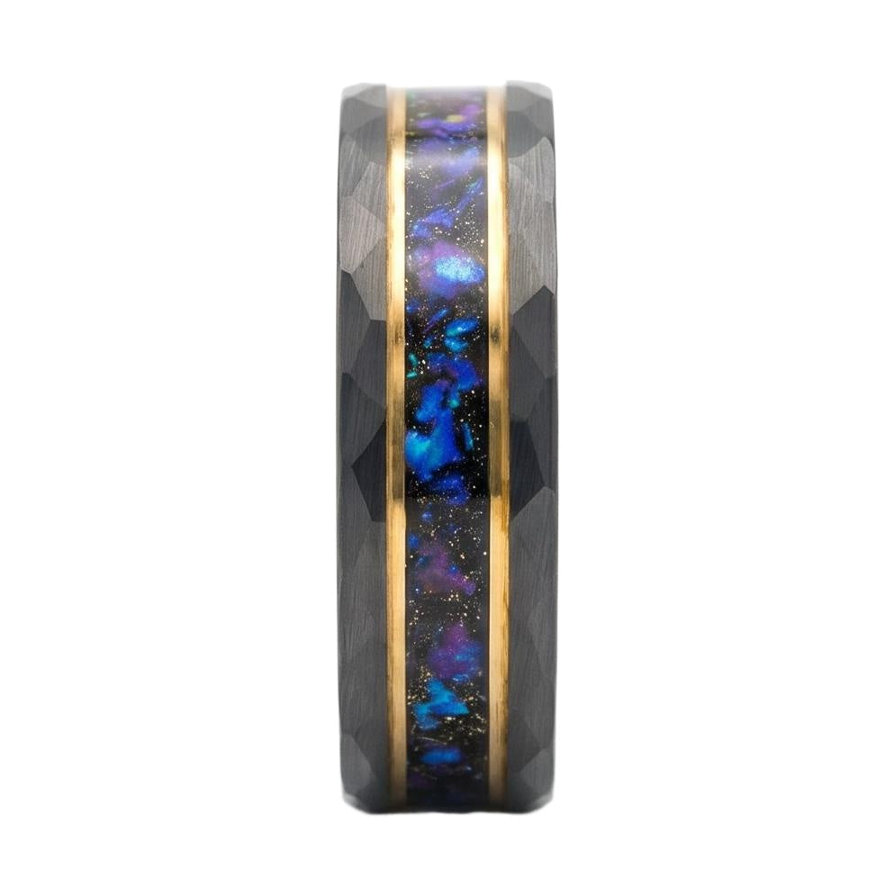Belvariel Alexandrite Band - Blackrhodium