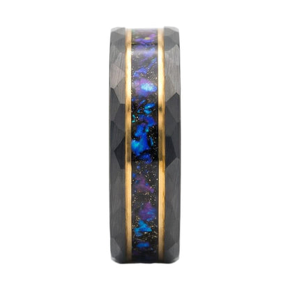 Belvariel Alexandrite Band - Blackrhodium