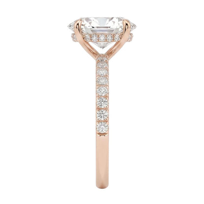 18K Rose Gold Plated, 10K Solid Rose Gold