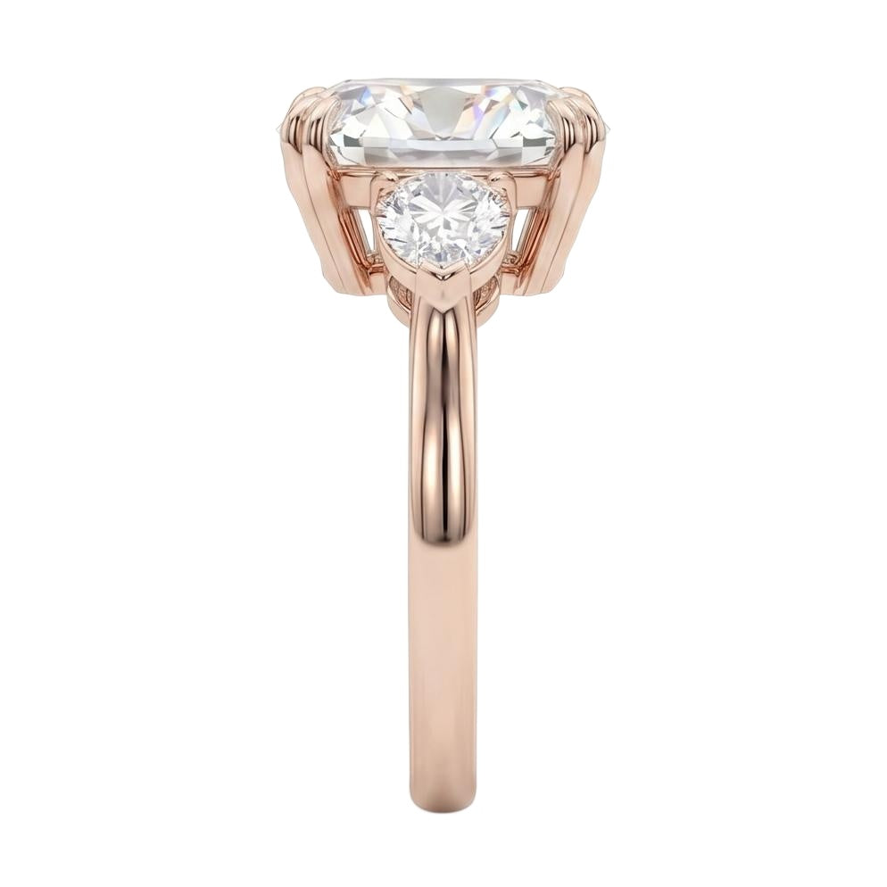 18K Rose Gold Plated, 10K Solid Rose Gold