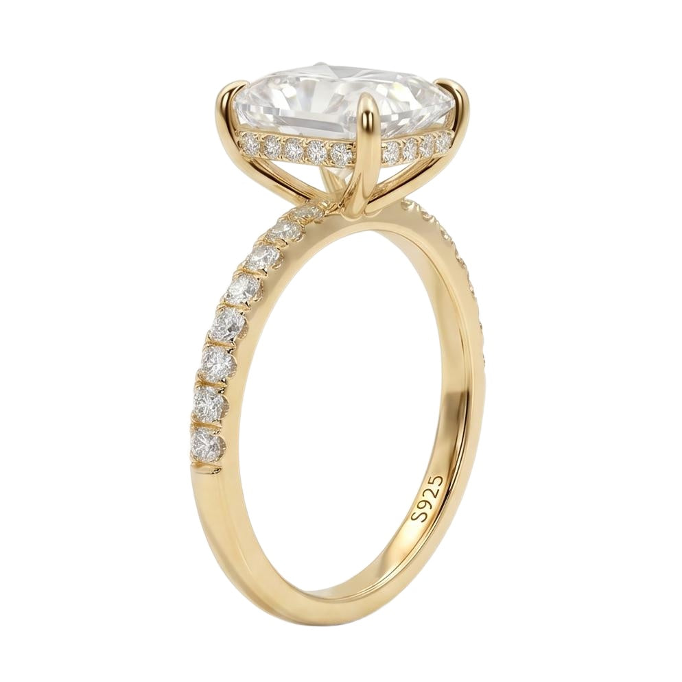 18K Yellow Gold Plated, 10K Solid Yellow Gold