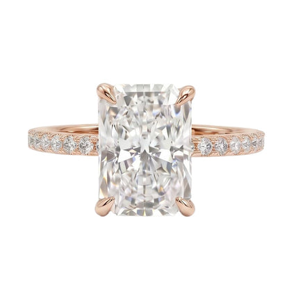 18K Rose Gold Plated, 10K Solid Rose Gold