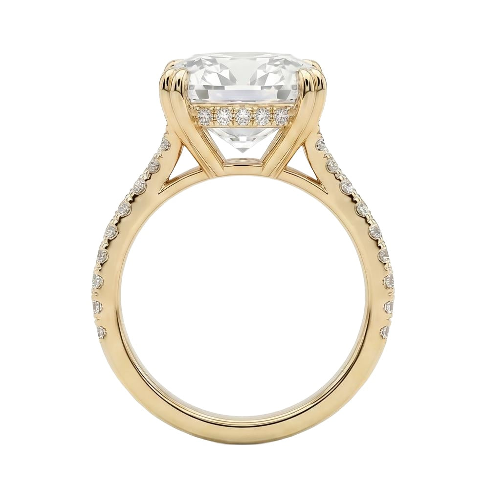 18K Yellow Gold Plated, 10K Solid Yellow Gold