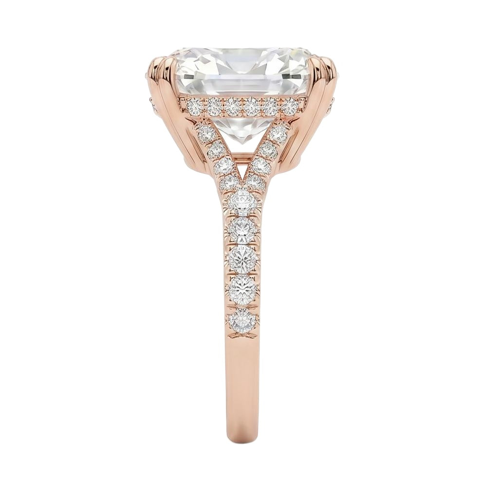 18K Rose Gold Plated, 10K Solid Rose Gold