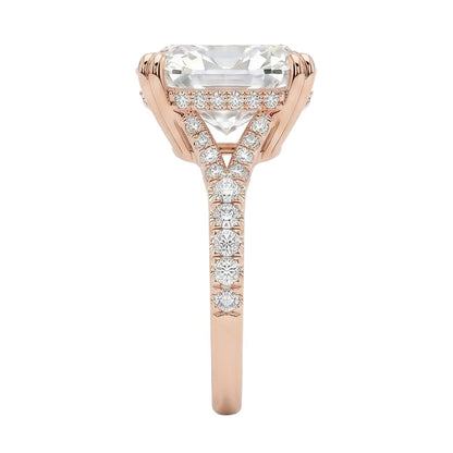 18K Rose Gold Plated, 10K Solid Rose Gold