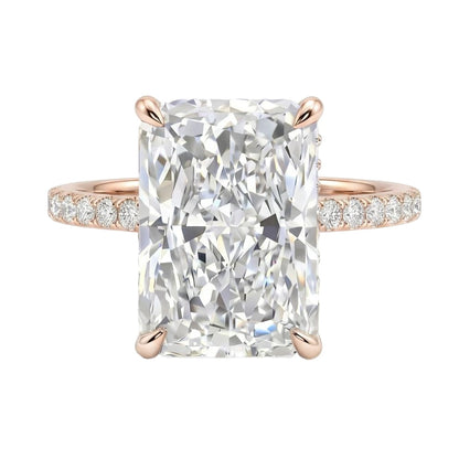 18K Rose Gold Plated, 10K Solid Rose Gold