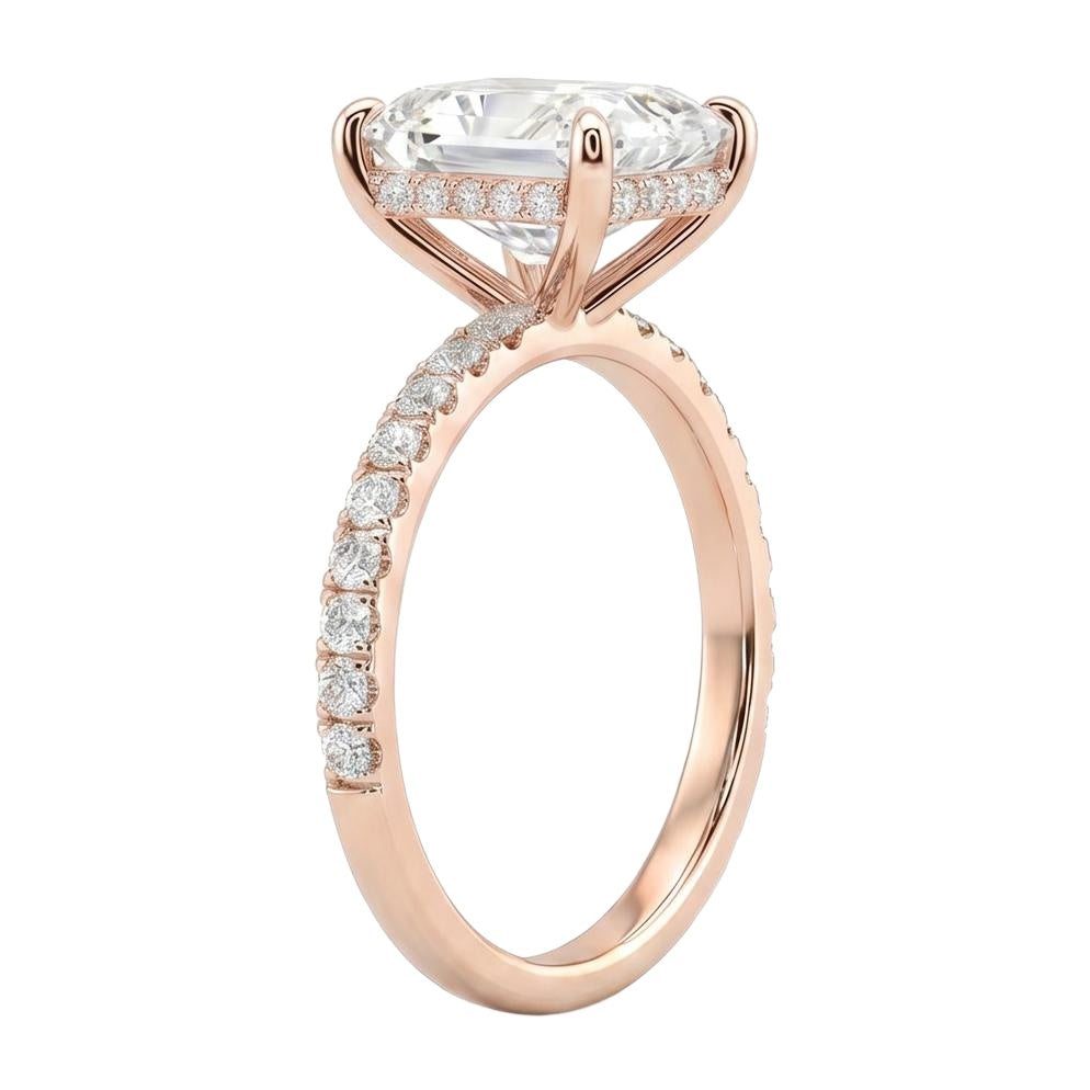 18K Rose Gold Plated, 10K Solid Rose Gold