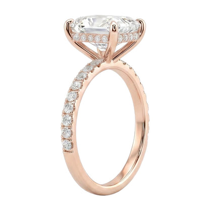 18K Rose Gold Plated, 10K Solid Rose Gold