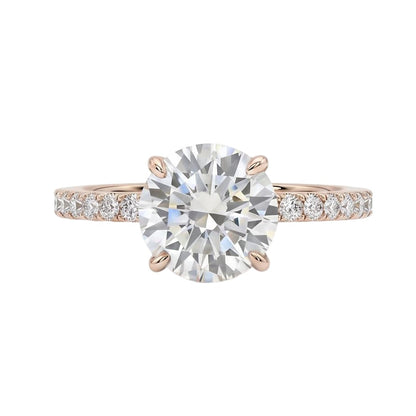 18K Rose Gold Plated, 10K Solid Rose Gold
