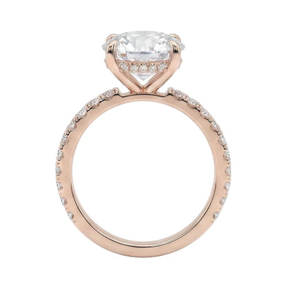 18K Rose Gold Plated, 10K Solid Rose Gold
