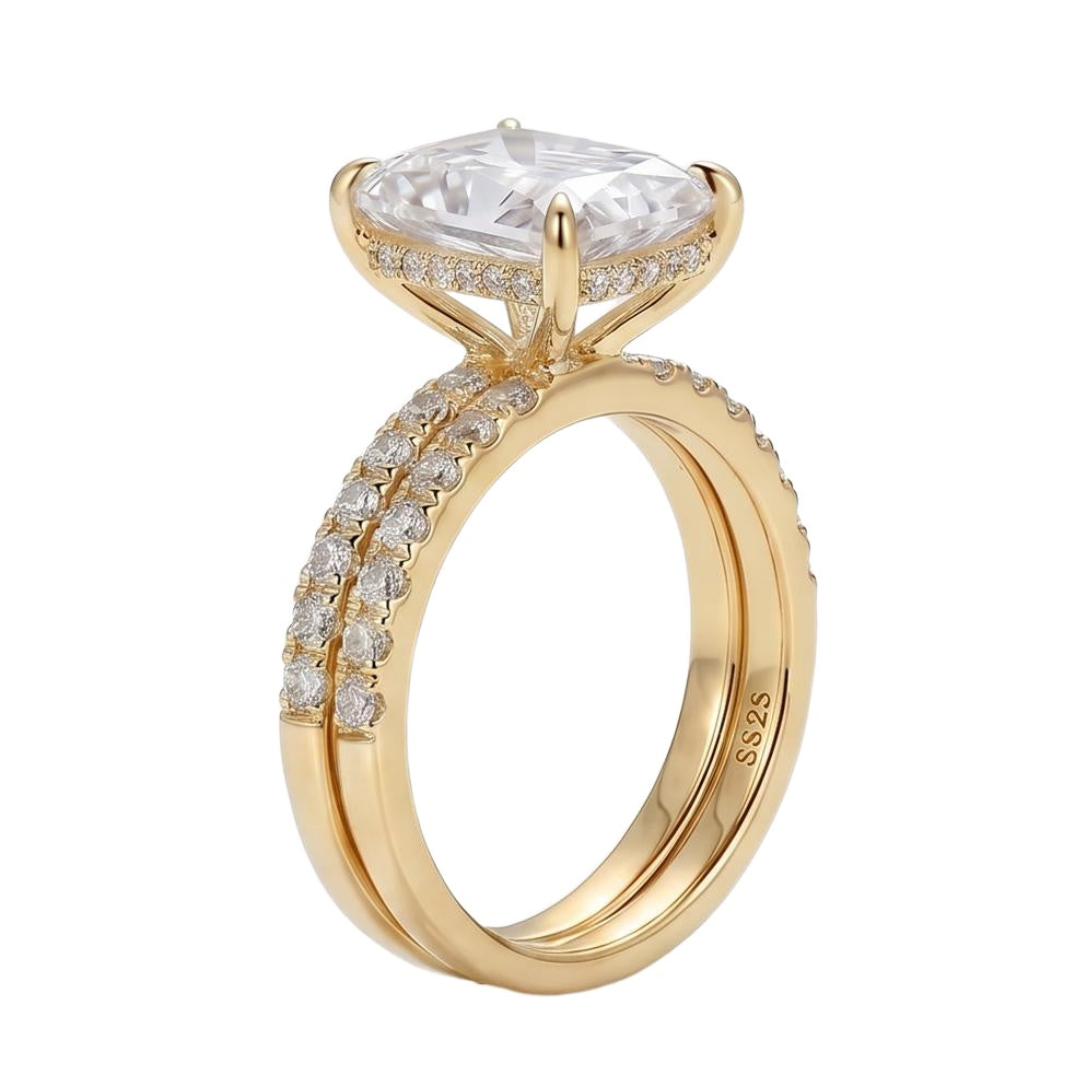 18K Yellow Gold Plated, 10K Solid Yellow Gold