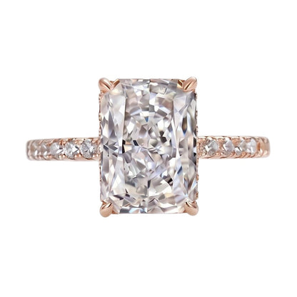 18K Rose Gold Plated, 10K Solid Rose Gold
