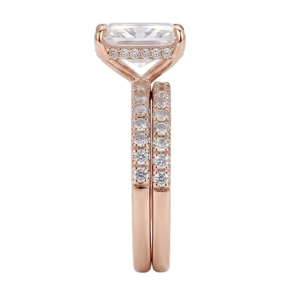 18K Rose Gold Plated, 10K Solid Rose Gold