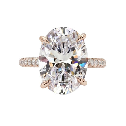 18K Rose Gold Plated, 10K Solid Rose Gold