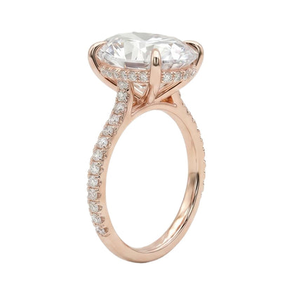 18K Rose Gold Plated, 10K Solid Rose Gold