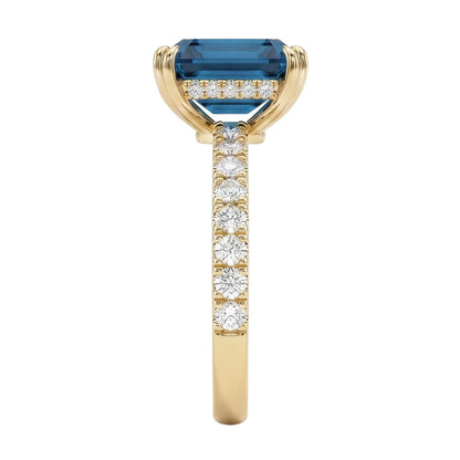 18K Yellow Gold Plated, 10K Solid Yellow Gold