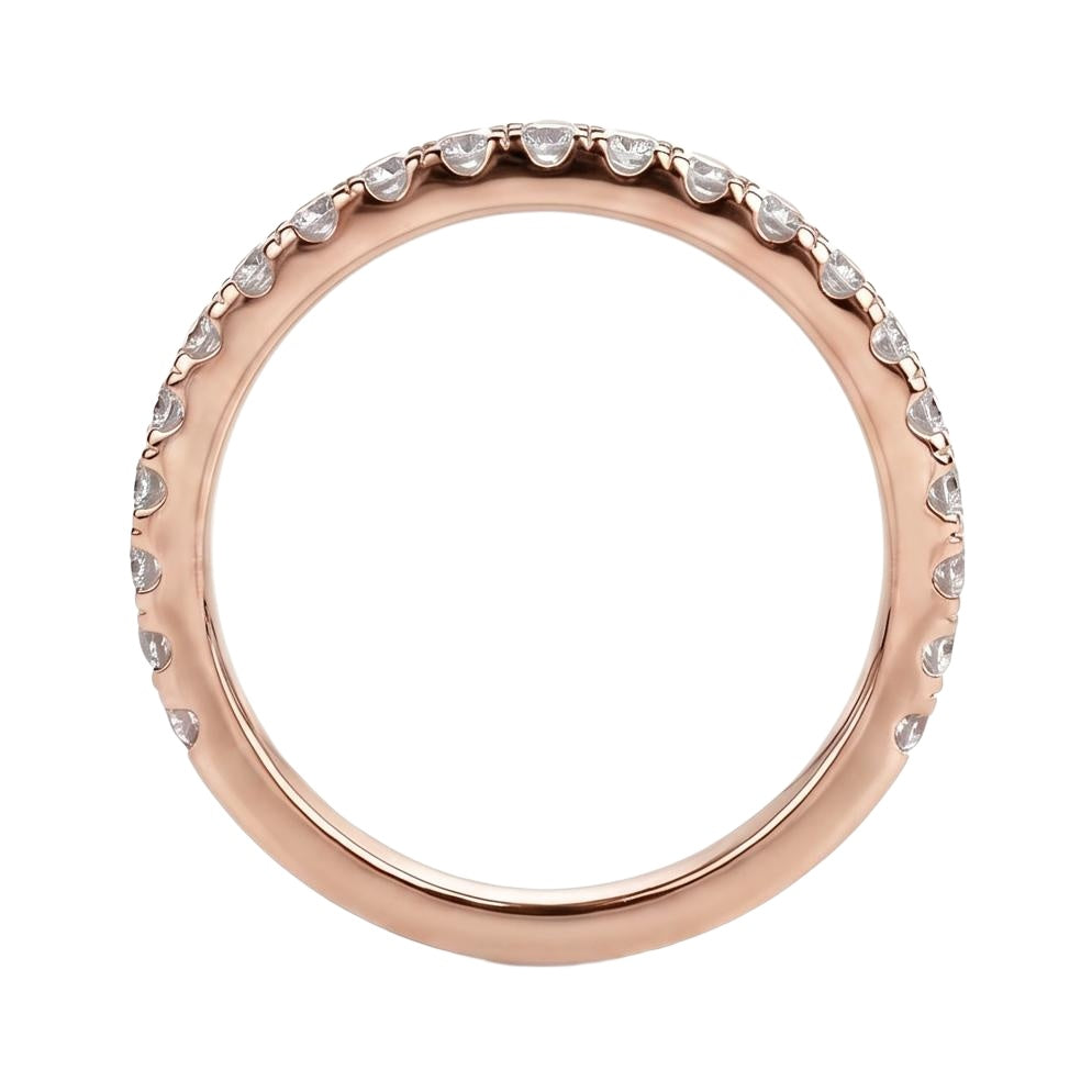 18K Rose Gold Plated, 10K Solid Rose Gold