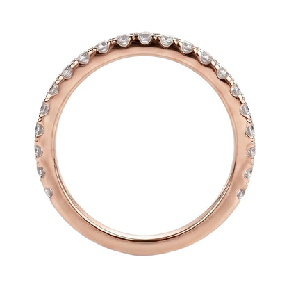 18K Rose Gold Plated, 10K Solid Rose Gold