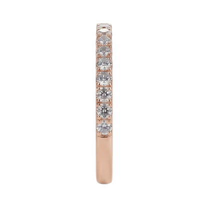 18K Rose Gold Plated, 10K Solid Rose Gold
