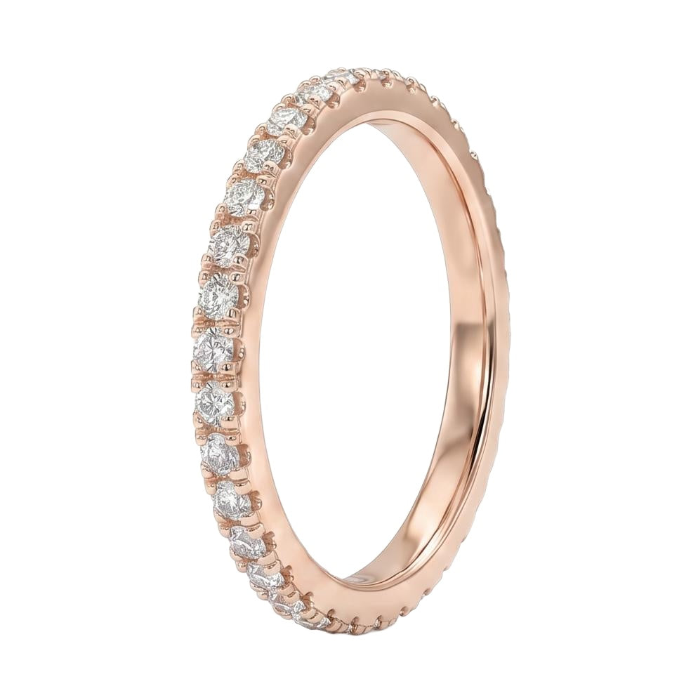 18K Rose Gold Plated, 10K Solid Rose Gold