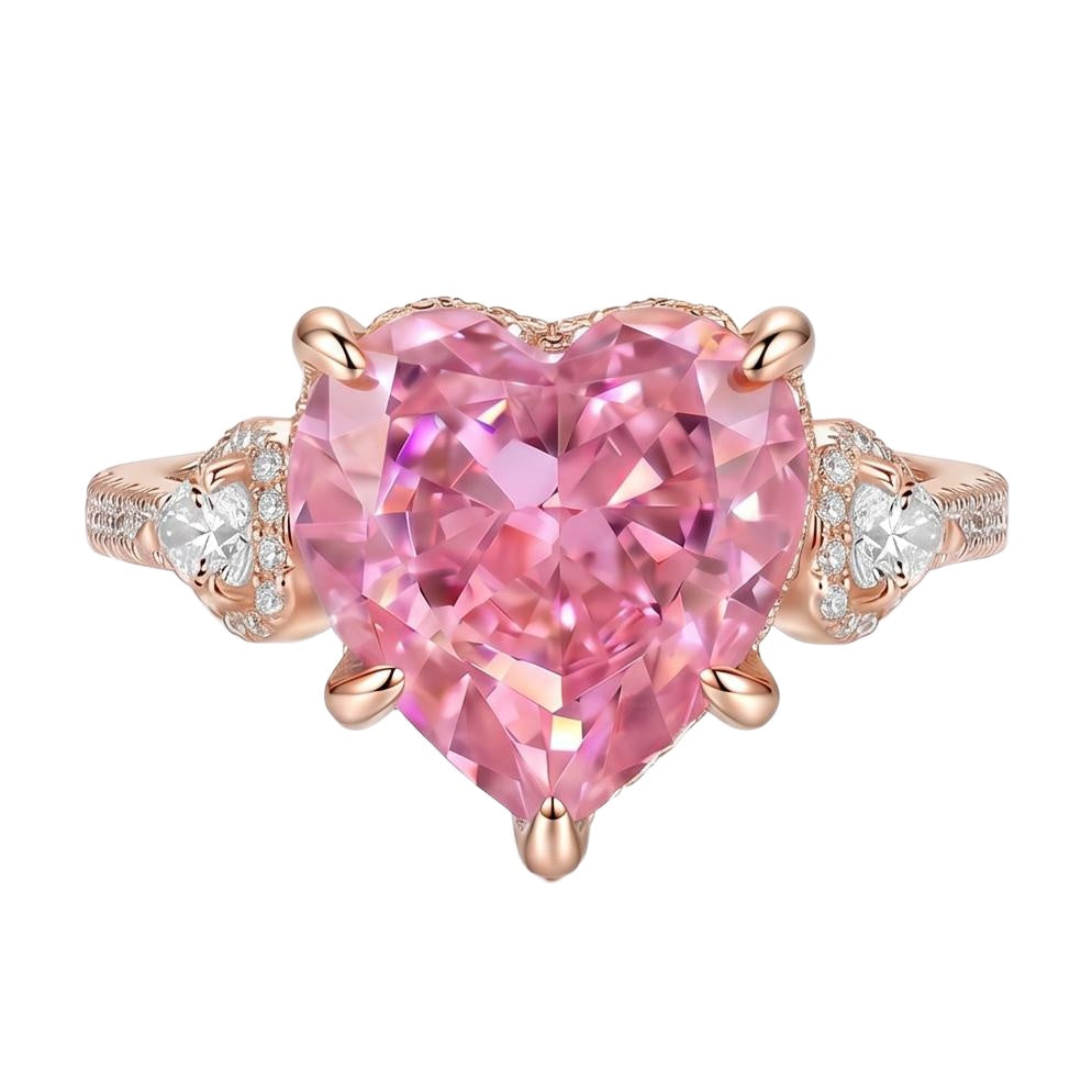 18K Rose Gold Plated, 10K Solid Rose Gold