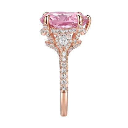 18K Rose Gold Plated, 10K Solid Rose Gold