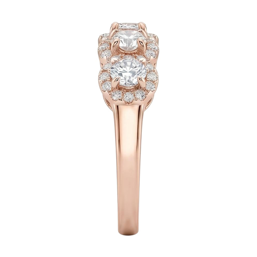18K Rose Gold Plated, 10K Solid Rose Gold