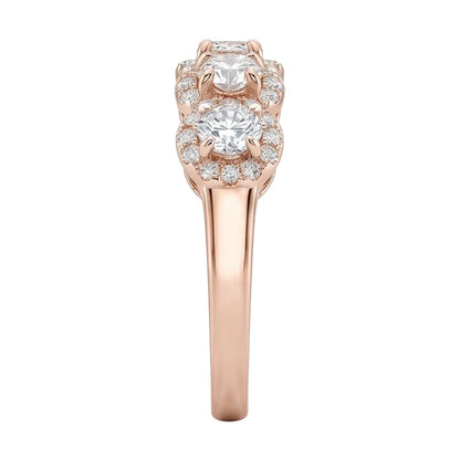 18K Rose Gold Plated, 10K Solid Rose Gold