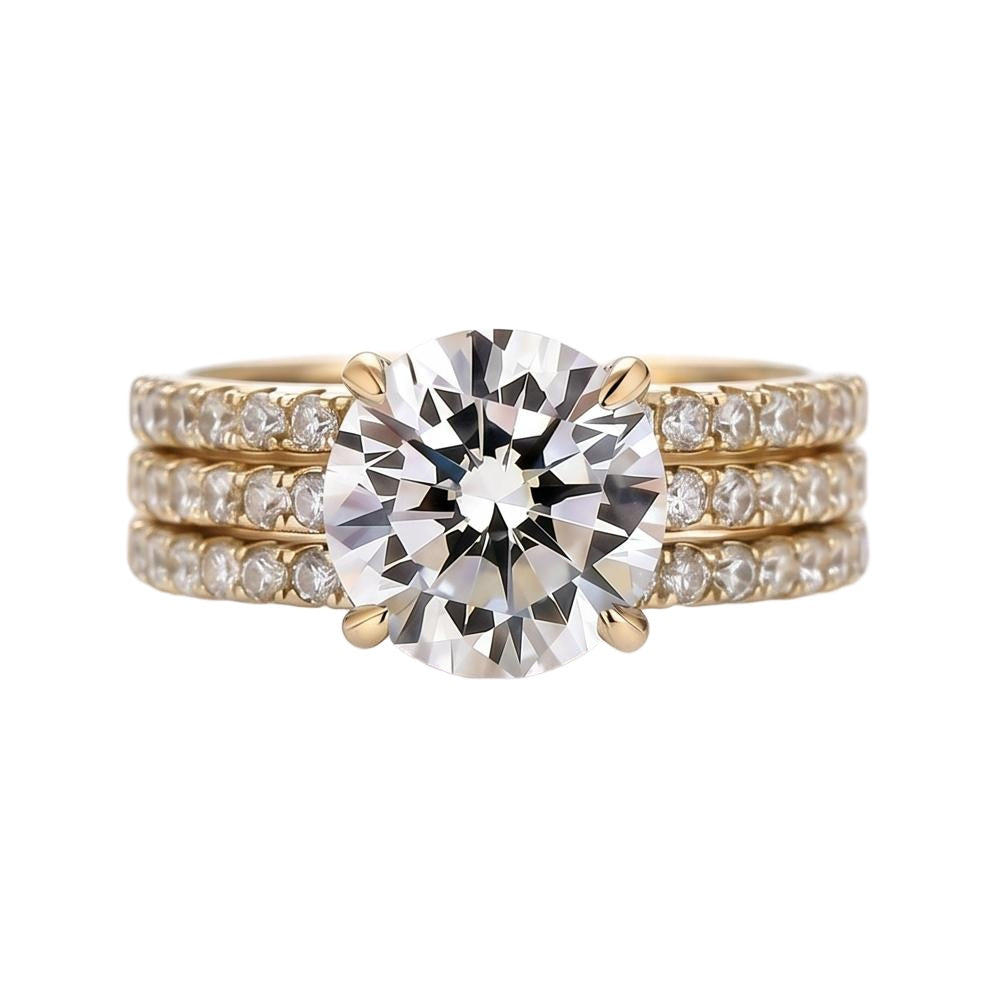 18K Yellow Gold Plated, 10K Solid Yellow Gold