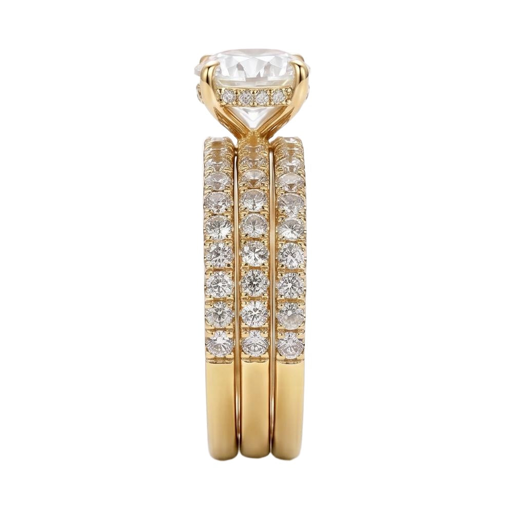 18K Yellow Gold Plated, 10K Solid Yellow Gold