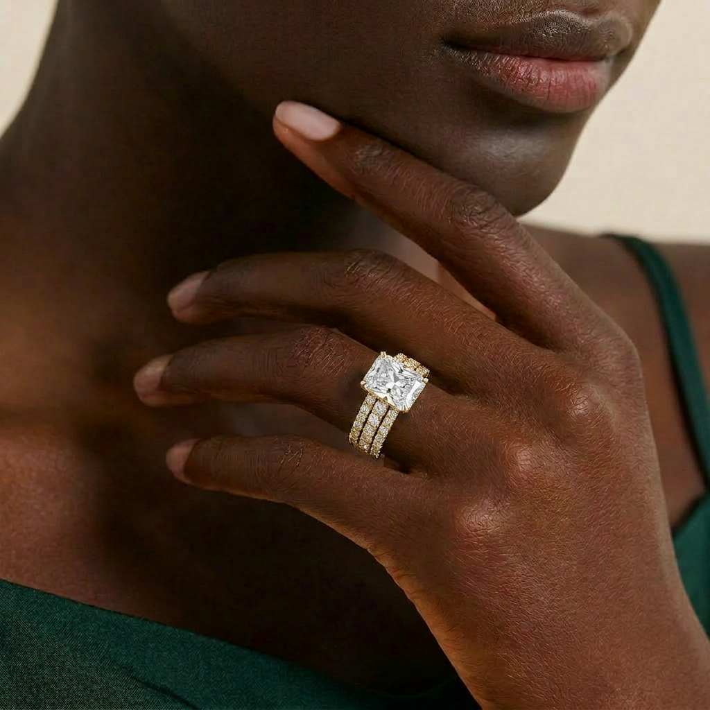 18K Yellow Gold Plated, 10K Solid Yellow Gold