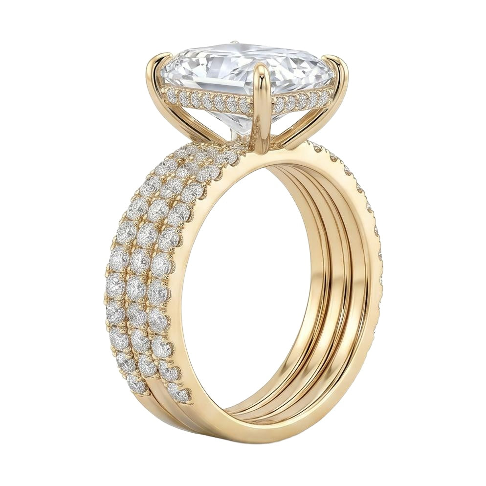 18K Yellow Gold Plated, 10K Solid Yellow Gold