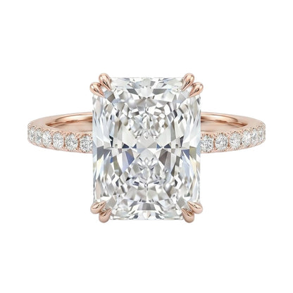 18K Rose Gold Plated, 10K Solid Rose Gold